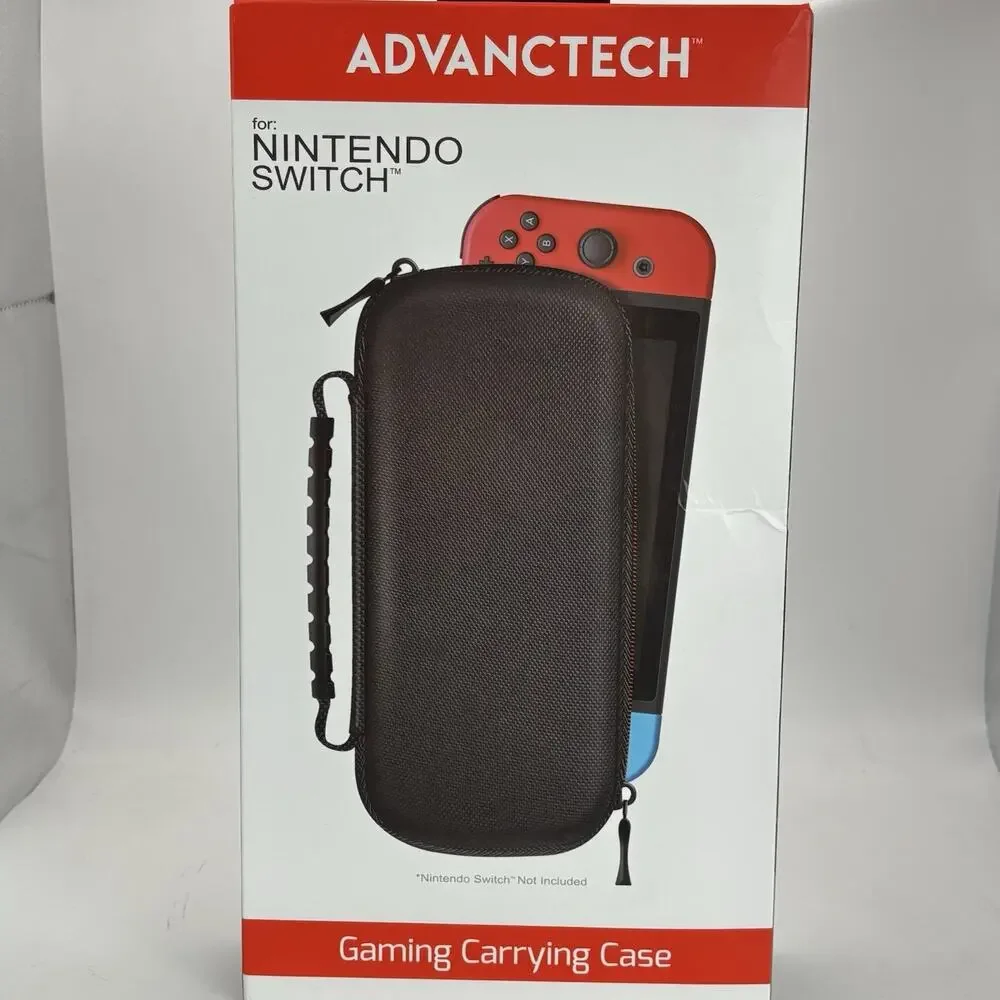 Nintendo Switch PRO TRAVEL Case Advanctech BLACK NEW IN BOX Switch Not Included